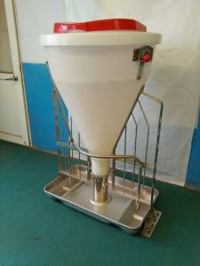 China Stainless Steel And Plastic Automatic Pig Feeder , Wet Dry Hog Feeders factory