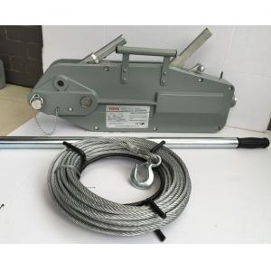 Line Basic Construction Tools Tirfor 32 KN wire rope hoist include wire rope 20m