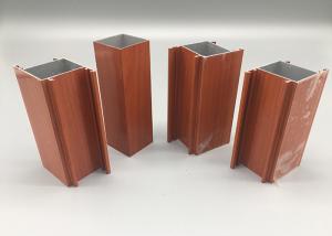 China 6063 T4 Senegal Wood Finish Aluminium Profiles , Anodized Aluminum Extrusions factory