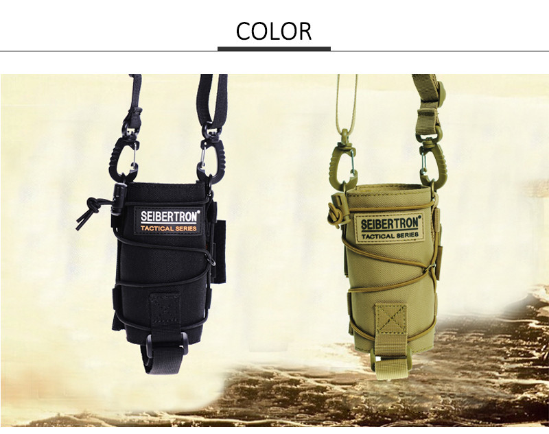 Insulated Portable Shoulder Strap Bottle Holder For Outdoor Sports