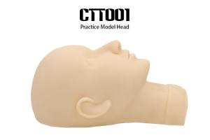 China Wholesale Practice Rubber Skin Permanent Makeup Head Model For Sale factory