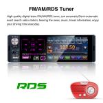 4.1 Inch 1 Din Car Stereo Touch Screen Car Stereo DVD Radio Audio With RDS / FM