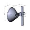 Buy cheap 3.7m/12ft High XPD Performance Dual Polarized Microwave Parabolic Antenna 48dbi from wholesalers