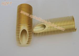 China By Roll Forming Process , Copper Spiral Finned Tube For Liquid Cooling And Heating​ factory