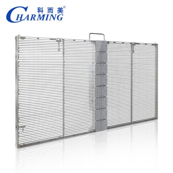Waterproof 4K P3.91 Outdoor Clear Video Wall Led Screen Display Transparent Glass
