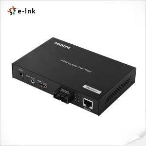 China 1-Ch HDMI Video + 1-Ch 10 100M Ethernet over Fiber Extender factory