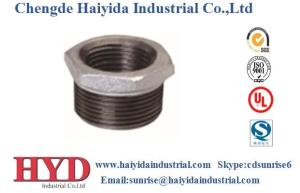 China bushing black malleable iron pipe fitting cast iron UL factory factory