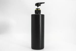 China Black Plastic 1000ml PET Shampoo Pump Bottles for Shower Gel factory