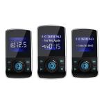 Dual USB Car Charger Transmitter With AUX Input TF Card Slot , Car Kit FM