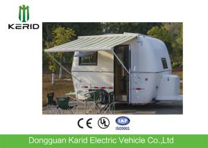 China Easy Towing Camper Van Trailer , Compact Lightweight Rv Trailers With Awning factory