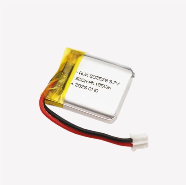 AUK802528 500mAh 3.7V 1.85Wh Lipo Battery For Massage Machine Or Dog Trainer 4