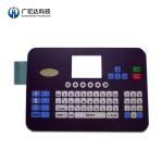 Sport Control Instrument Membrane Keypad Switch 0.14~0.5mm Total Height Durable