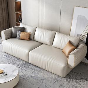 China ODM Italian Leather Sofa Living Room factory