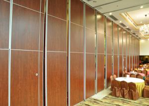 China Fabric Wooden Free Standing MDF Partition Wall For Banquet Hall factory