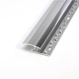 China Silver Aluminium Z Section Aluminum Carpet Trim 15mm Carpet Trim Edge factory