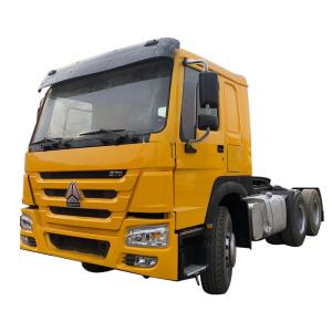 China Second Hand Truck Tractor Sinotruck 10 Wheels 375HP Used Tractor HOWO Tractor Head factory