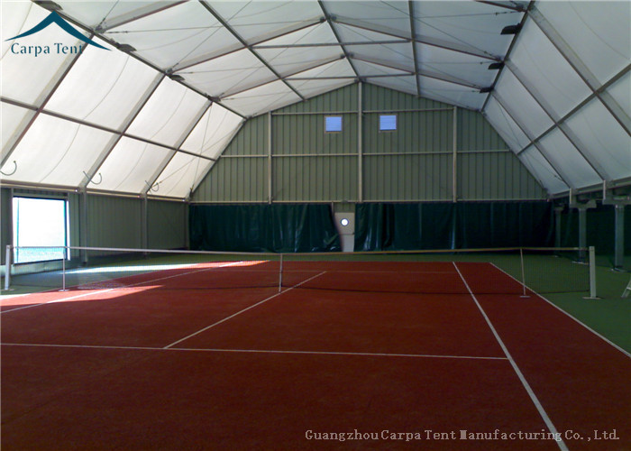 White PVC Canvas Outdoor Sport Tent Polygon Sample For Sport Game