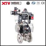 Stainless Steel Flanged Floating Ball Valve with High Platform 30 Days Return
