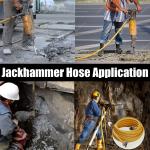Heavy Duty 3/4 Inch 100FT Jackhammer Air Hose Assembly for USA Market