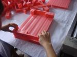 Intelligent EPE Bonding Cutting Gluing Machine , Industrial Hot Glue Machine