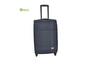 China Spinner Wheels 600D Polyester Trolley Luggage With Front Pocket factory