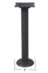 Cast Iron / Mild Steel Dining Table legs Bolt Down Table Base Restaurant Table
