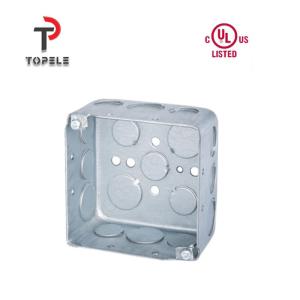 China Electrical Square Junction Box Galvanized Steel Drawn Type factory