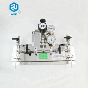 China High Pressure Changeover Oxygen ss pressure regulator factory