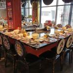 Stainless Steel Commercial Restaurant Teppanyaki Grill Table with Marble Table