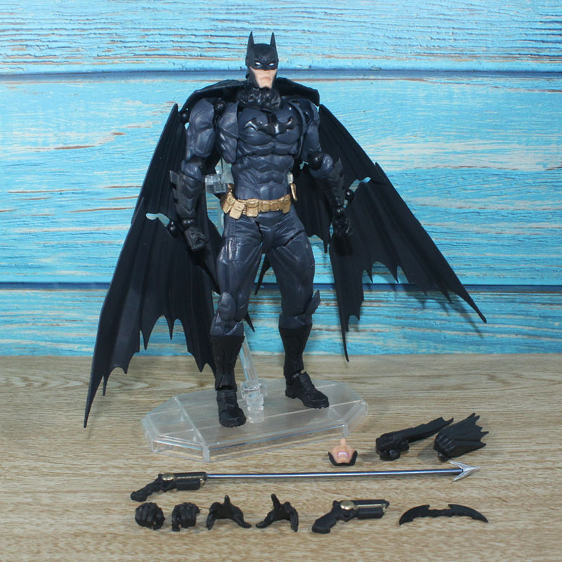 MODEL TOY Justice League Dark Knight GK Figurine DC Anime Statue Scene Ornament Gift Doll
