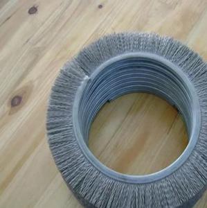 China Abrasive Wire Spring Brush Industrial Winding Brush Cleaning Brush For Dust Removal factory