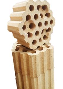 China Al2O3 Checker High Alumina Refractory Bricks 40Mpa For Glass Furnace 2.15g/Cm3 factory