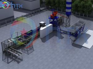 China Artificial Stone Concrete Wall Panel Machine Building Materials Production Line factory