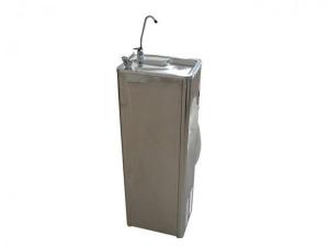 China Straight Drinking Water Fountain Hand Push Button Hot Cold Water Dispenser factory