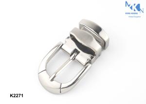 China 24mm belt buckle pin Zinc Alloy , Customized design metal side release buckle factory