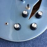 Hollow body jazz electric guitar, Blue Jazz Guitar,Rosewood Fingerboard