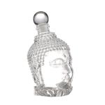 Super Flint Glass Body Material Nordic Red Glass Gun Bottle for Whiskey Vodka