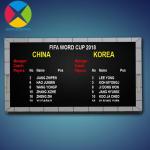 P6 Digital LED Scoreboard Display Full Color Convenient Operation Feeling