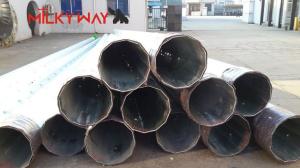 China Hot Dip Galvanized Steel Utility Poles For Electric Transmission With High Safety Factor Design Load factory