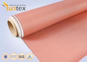 China PU Coating Fire 7628 Fiberglass Fabric 6.5 OZ For Heat Resistant Curtains factory