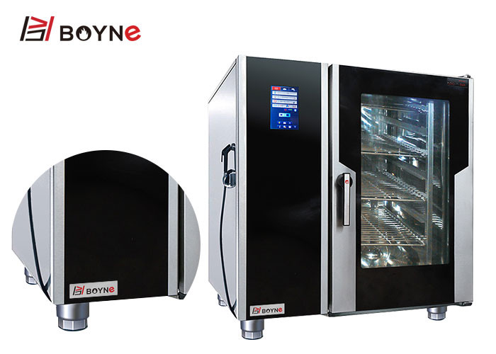 Professional 6 Trays Combi Oven Electric 380v With Touch Screen can baking and steaming
