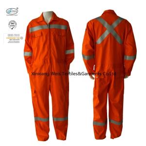 China Welding Fire Rated Coveralls With Reflective Tape factory
