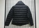 Polyester Black Ladies Outwear Puff Winter Jacket Warm Fashion Zip Through