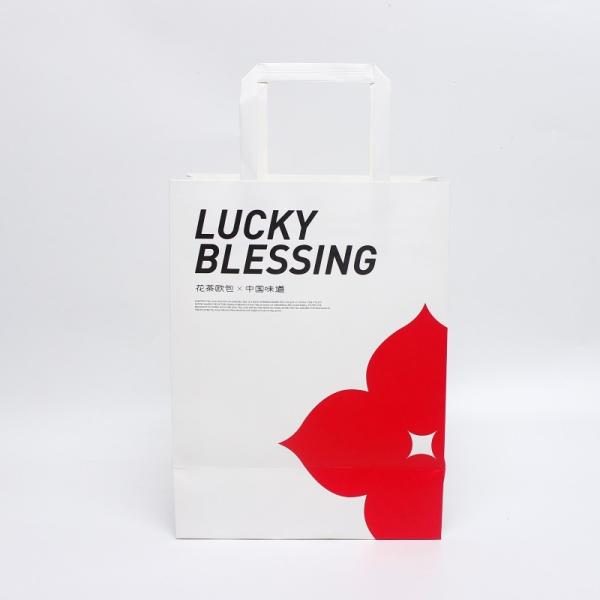 Custom Printed Luxury Small Recycled Shopping Bags Gift Paper Bags with Business