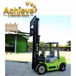 FD30 3 Ton Diesel Forklift 110×125mm For Construction Works Mining
