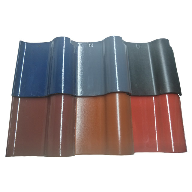 House Villa Glazed Terracotta Roof Tiles Spanish Grey Red Building Material