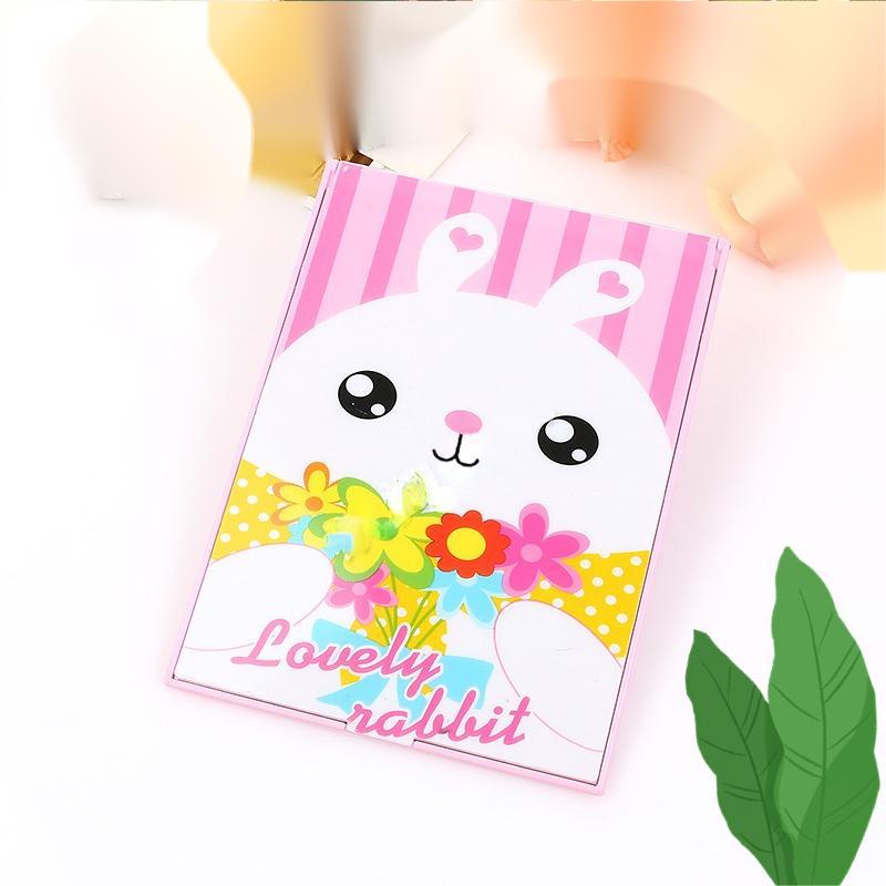 Travel-Friendly Makeup Mirror with Little Logo Foldable and Easy to Store