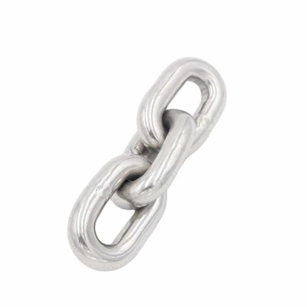 AISI304/316 Stainless Steel Welded Link Chain High Polished Japanese Standard