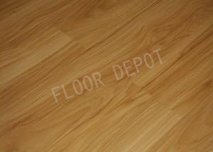 China Office 12mm Thickness Solid Wood Laminate Flooring AC4 E1 Density 840 Embossed Waxed factory
