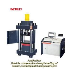 China Computerized 3000KN Electro Hydraulic Servo Compression Strength Testing Machine on sale
